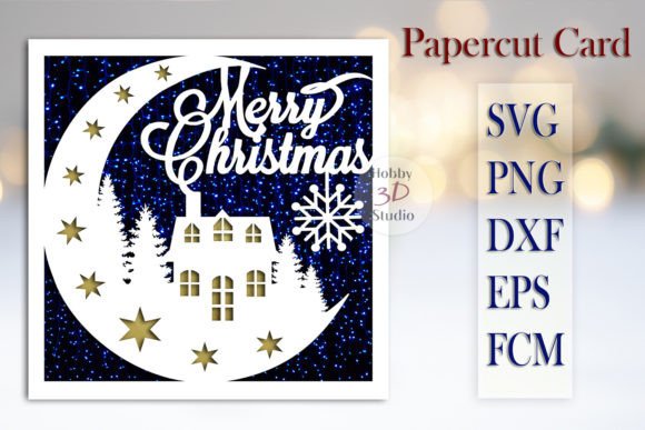 Christmas Card Cut Templates SVG: Craft Greetings in Minutes