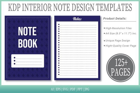 Cloud Burst Notepad Templates: Your All-in-One KDP & Print Solution