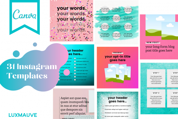 Elevate Your Feed with Instagram Canva Templates