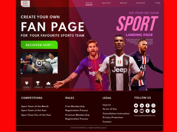 Elevate Your Game: Sports Landing Page Templates
