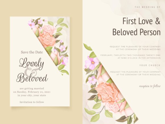 Flourish Wedding Invitation Templates: Your Floral Design Solution