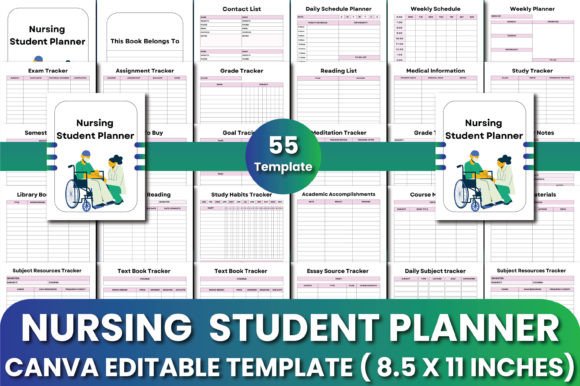 Master Your Nursing Program with Canva Planner Templates