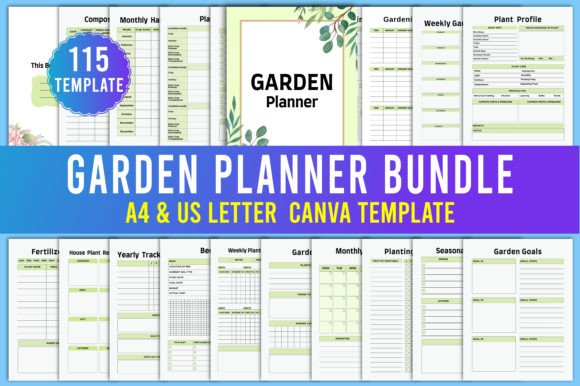 Organize Your Green Space with Garden Planner Canva Templates