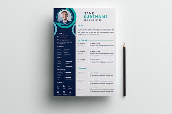 Professional Resume Templates Vol 04: A Designer's Take