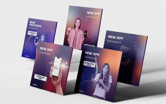 Social Media Templates-App-Tech-010-22: Your Visual Toolkit