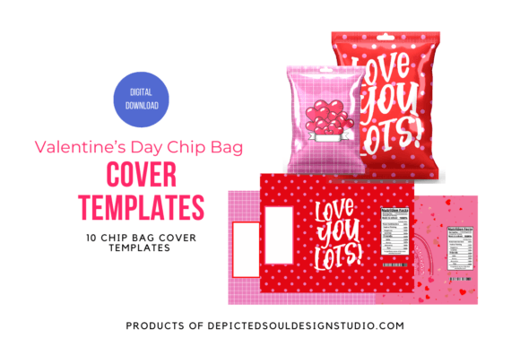 Valentine's Day Chip Bag Templates: Creative Party Favors